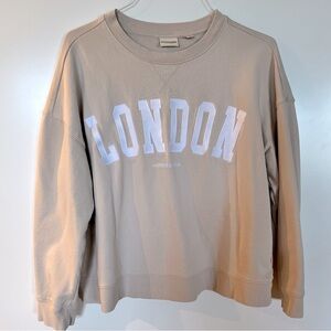 Scotch & Soda Amsterdam - London Sweatshirt - Cream / White - Size XL